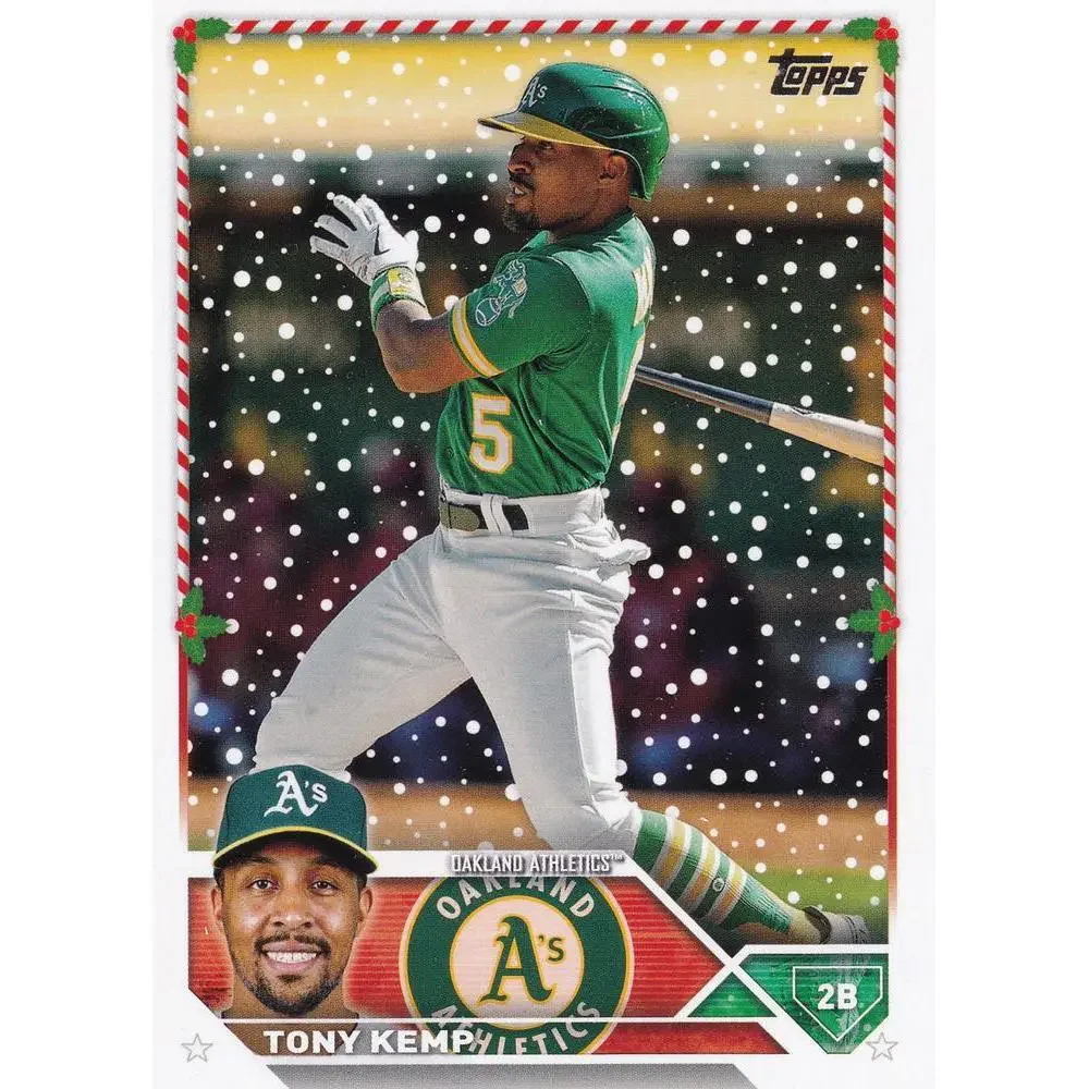 2023 Topps Holiday Tony Kemp H12 Oakland Athletics